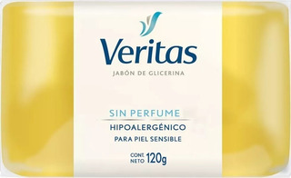 JABON DE TOC VERITAS 120g NEUTRO HIPOALERGENICO S/PERFUME